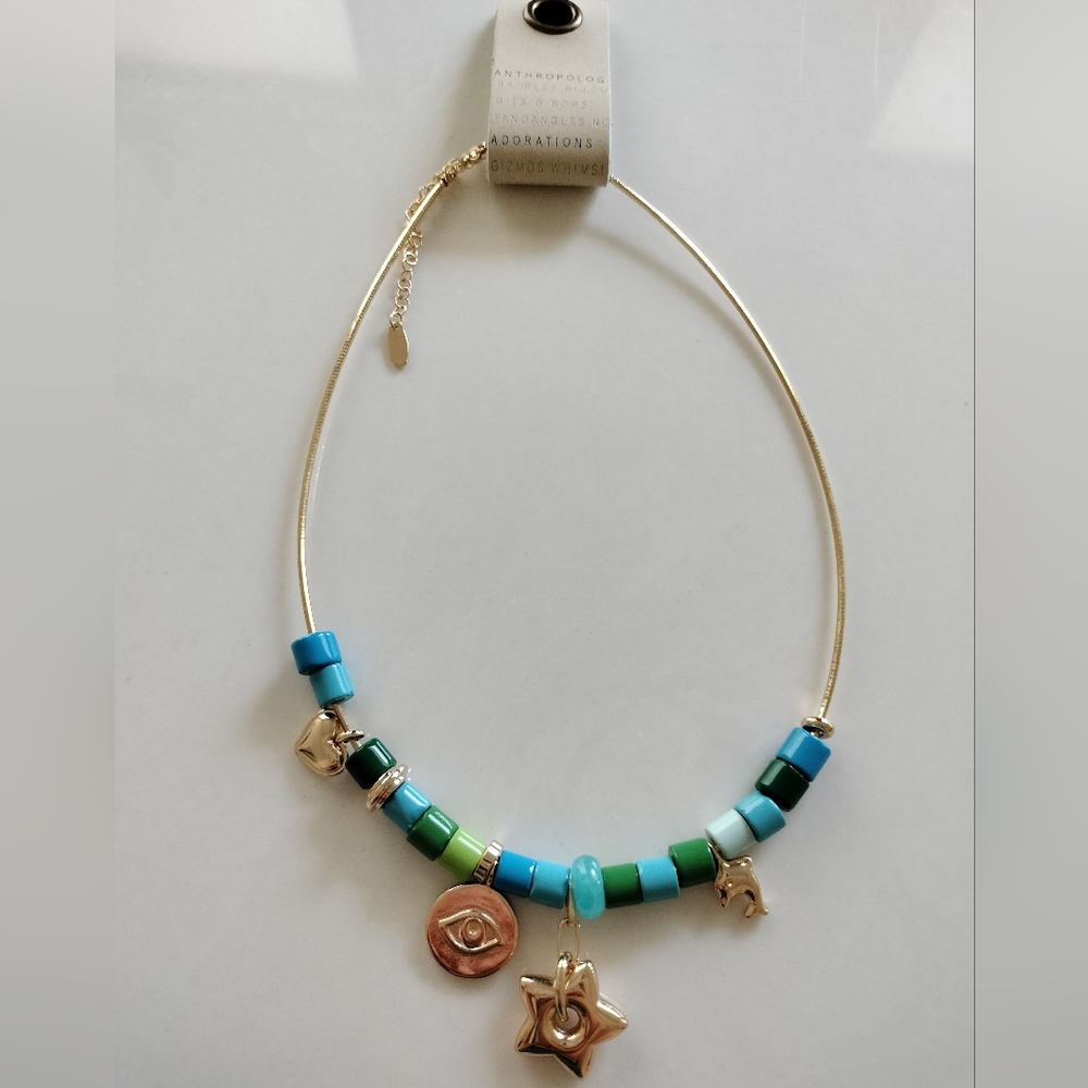 Anthropologie Beaded Necklace. Brand New.